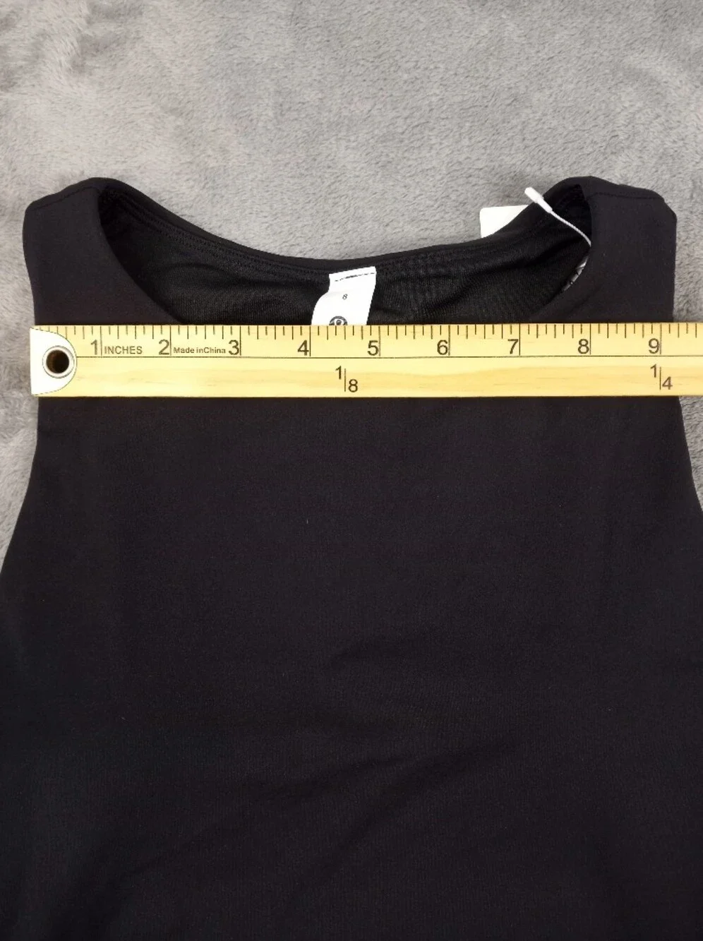 lululemon athletica Women's Black Performance Gym Running Tank Top Size 8 NWT